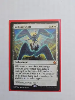 Valkyrie's Call - Foundations - NM - MTG Magic - Mythic - Enchantment - Image 1