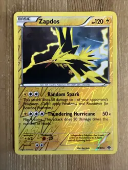 Zapdos - 41/99 - Reverse Holo Rare LP, English Pokemon Next Destinies - Image 1