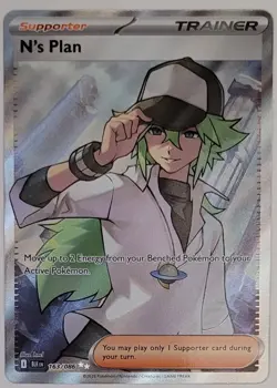 Pokemon TCG - N's Plan 163/086 - SV: Black Bolt - Secret Rare - NM - Image 1