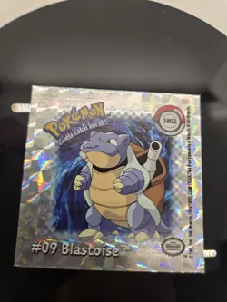 POKEMON BLASTOISE PRISM STICKER SR02 ARTBOX 1999 + Nintendo Sticker - Image 3
