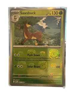 Pokemon TCG Sawsbuck 007/086 (Master Ball Pattern) Sv: White Flare NM - Image 1