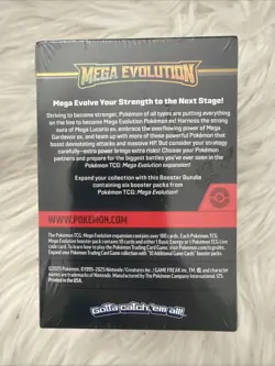 Pokemon TCG Mega Evolution Booster Bundle Box 6 Packs Factory SEALED NEW - Image 2