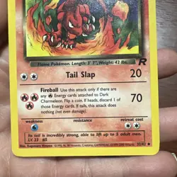Dark Charmeleon 32/82 Pokemon TCG Team Rocket Unlimited c498 - Image 3