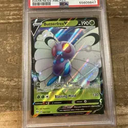 2020 Pokemon: BUTTERFREE V 001/189 Ultra Rare Darkness Ablaze Gem Mint PSA 10 💎 - Image 2