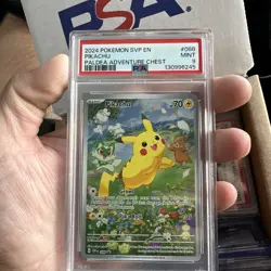 2024 Pokemon Pikachu SV-P EN Promo Paldea Adventure Chest PSA 9 Mint #088 - Image 2