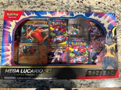 Pokemon TCG Mega Lucario EX Premium Figure Collection Box New Sealed - Image 1