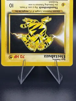 Electabuzz 20/102 Base Set Unlimited -Non Holo Rare- WOTC - HP -Pokemon Vintage - Image 2