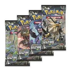 Pokemon Ultra Prism Booster Pack Lot Factory Sealed 4 Packs Full Art Set - Image 1