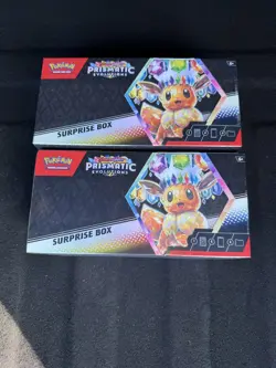Pokemon TCG Prismatic Evolutions Surprise Box FACTORY SEALED NEW (Lot of 2) - Image 1