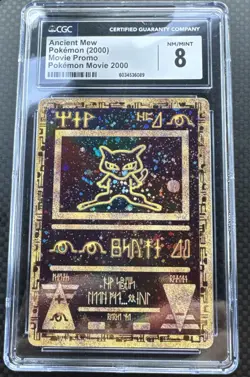 CGC NM/Mint 8 Pokemon Ancient Mew Movie Promo 2000 RARE - Image 1
