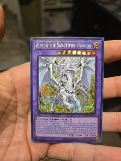 Albion The Sanctifire Dragon MP24-EN082 Prismatic Secret Rare NM 1st Ed YuGiOh! - Image 1