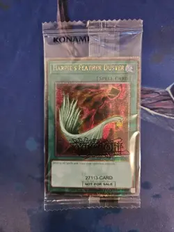 * HARPIE'S FEATHER DUSTER * QUARTER CENTURY SECRET RARE SEALED EDC1-EN001 YUGIOH - Image 1