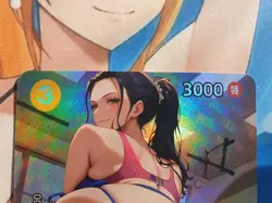 One Piece Goddess Story Nico Robin Gym Nr 1 Shiny Holo Card NSFW ⚡ Sexy Waifu - Image 5