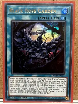 Black Rose Garden [DOOD-EN055] Ultra Rare 1st Edition Mint Yu-Gi-Oh! Card - Image 1