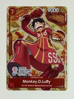 One Piece TCG | Monkey.D.Luffy (Bandai Card Games Fest 24-25) P-080 Promo EN NM - Image 1