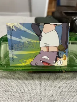 POKEMON Topps Puzzle Piece Card P03 OF 6 Pikachu Jessie Jigglypuff Nintendo - Image 2