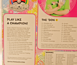 POKEMON TRADING CARD WORLD CHAMPION DECKS, (THE DON)&JESSE PARKER, HONOLULU (OBP - Image 5