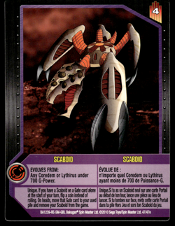 Bakugan Card - Scaboid - Ability - Gundalian Invaders - Image 1