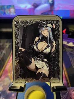 Goddess Story Metal Card Serialized Anime Waifu Random # Esdeath - Image 1