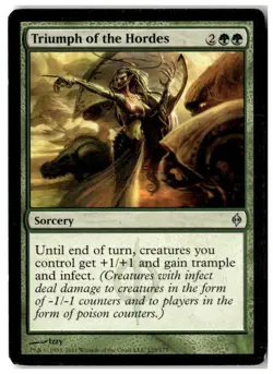 MTG Triumph of the Hordes - New Phyrexia Heavily Played English - Image 1
