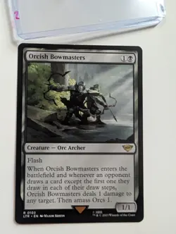 MTG - Orcish Bowmasters - LTR Universes Beyond: Lord of the Rings 0103 Rare Base - Image 1