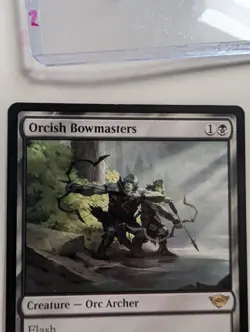 MTG - Orcish Bowmasters - LTR Universes Beyond: Lord of the Rings 0103 Rare Base - Image 3
