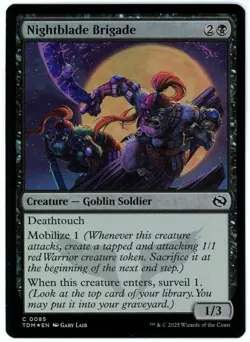 Nightblade Brigade (Foil) - 0085 - Tarkir Dragonstorm - MTG - NM/M - Image 1
