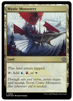 Mystic Monastery (Foil) - 0262 - Tarkir Dragonstorm - MTG - NM/M - Image 1
