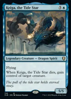 x1 Keiga, the Tide Star - Deck Exclusive R MTG Commander Legends: Battle for Bal - Image 1