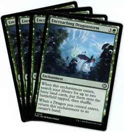 x4 Encroaching Dragonstorm - 0142 - Tarkir Dragonstorm - MTG - NM/M - Image 1