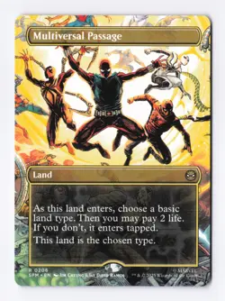 Multiversal Passage (Borderless) 0206 (R) MTG Marvel's Spider-Man (SPM) - Image 1