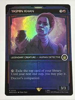 MTG Universes Beyond: Doctor Who Yasmin Khan Showcase Foil 0539 NM Rare - Image 1