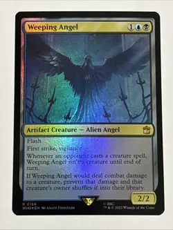 MTG Universes Beyond: Doctor Who Weeping Angel Foil 0168 NM Rare - Image 1