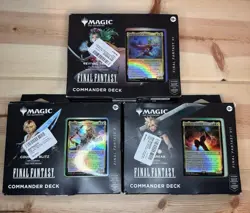 Magic The Gathering FINAL FANTASY Commander Deck Bundle(Set of 3 Decks) **Read** - Image 1