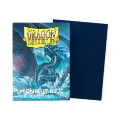 Dragon Shield Matte Midnight Blue Sleeves 100ct - Standard Size - MTG Pokemon TC - Image 1