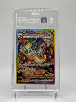 Flareon Ex 2025 Pokemon Scarlet & Violet Prismatic Evolutions #146/131 SIR TAG 9 - Image 1