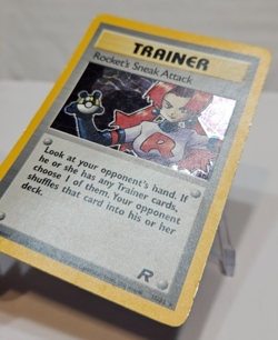 Rocket's Sneak Attack 16/82 Holo Rare Unlimited Team Rocket Pokemon 7860 - Image 2