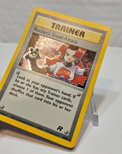 Rocket's Sneak Attack 16/82 Holo Rare Unlimited Team Rocket Pokemon 7860 - Image 3