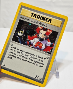 Rocket's Sneak Attack 16/82 Holo Rare Unlimited Team Rocket Pokemon 7860 - Image 4