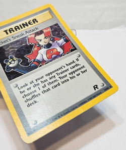 Rocket's Sneak Attack 16/82 Holo Rare Unlimited Team Rocket Pokemon 7860 - Image 5