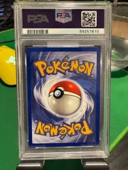PSA 9 MINT 1999 POKEMON FOSSIL 56 TENTACOOL 1ST EDITION ENGLISH - Image 2