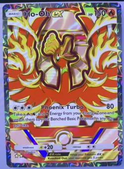 Pokemon TCG Pocket Trading Trade Ho-Oh EX [Full Art] LIMITED Deluxe Pack - Image 1