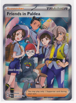 Pokemon TCG Friends in Paldea 137/131 Prismatic Evolutions Full Art Ultra Rare - Image 1