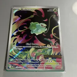 Pokemon Mega Evolution Bulbasaur 133/132 Mega Evolution Stamped Promo Sealed - Image 1