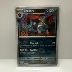 Zoroark Master Ball Pattern 062/086 Pokemon TCG White Flare Scarlet Violet NM - Image 1