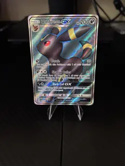 Pokemon TCG Umbreon GX Full Art Ultra Rare Holo Sun & Moon Base Set - Image 1