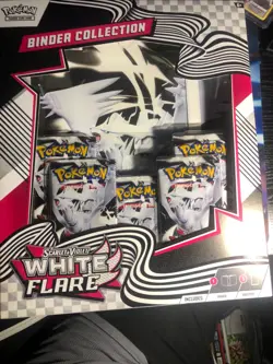 Pokemon Scarlet & Violet TCG: White Flare Binder Collection sealed booster packs - Image 1