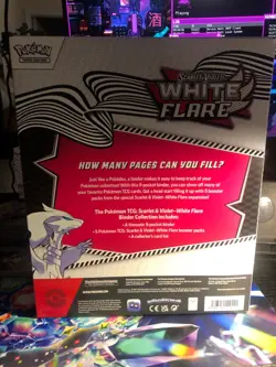 Pokemon Scarlet & Violet TCG: White Flare Binder Collection sealed booster packs - Image 2