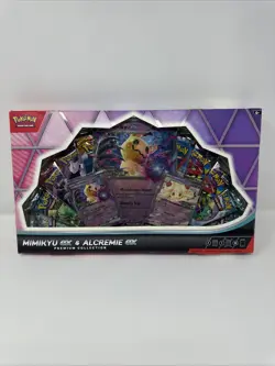 Pokemon TCG: Mimikyu ex & Alcremie ex Premium Collection Box - In Hand - Image 1