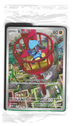 Sealed - CENTERED RIOLU MEP 010- Mega Evolution ILLUSTRATION RARE PROMO - Image 1